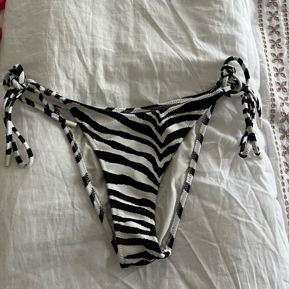 Triangl Zebra Print Bikini Bottoms